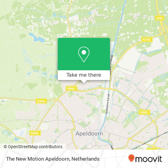 The New Motion Apeldoorn kaart