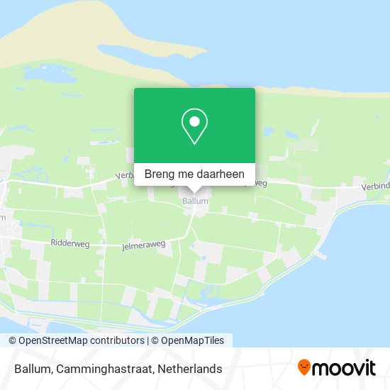 Ballum, Camminghastraat kaart