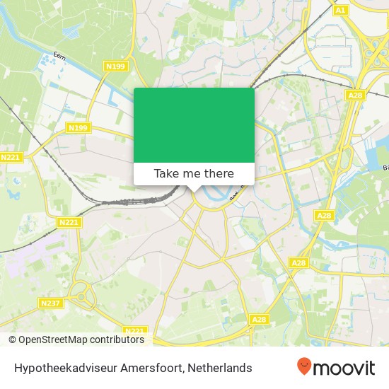 Hypotheekadviseur Amersfoort kaart