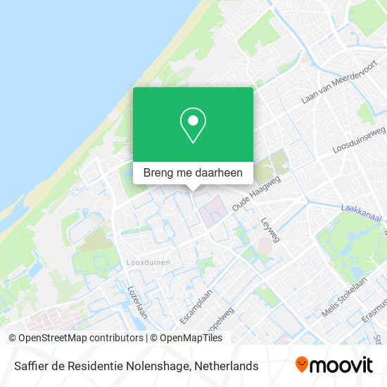 Saffier de Residentie Nolenshage kaart