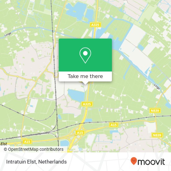 Intratuin Elst, Nieuwe Aamsestraat 94 kaart