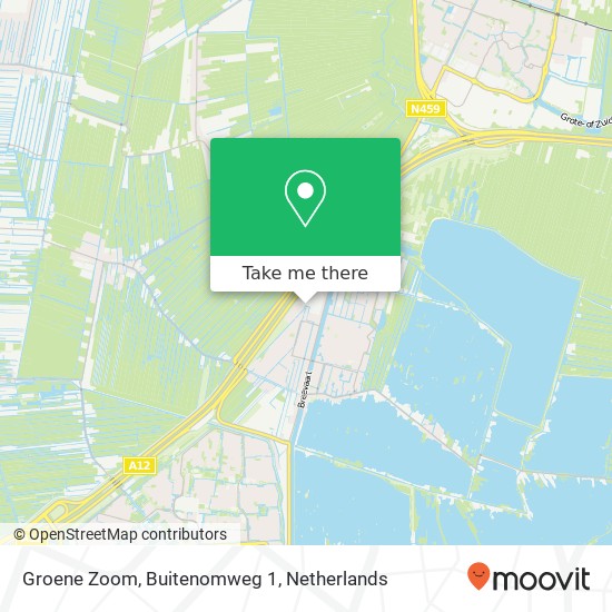 Groene Zoom, Buitenomweg 1 kaart