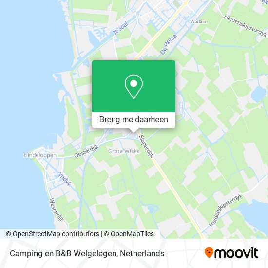 Camping en B&B Welgelegen kaart