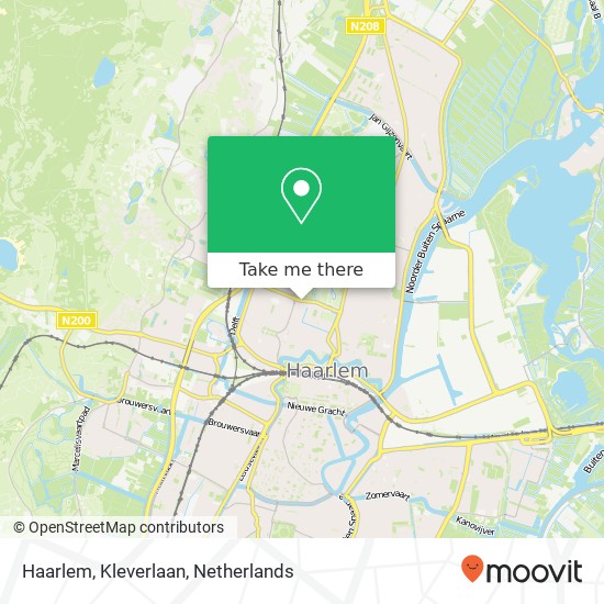 Haarlem, Kleverlaan kaart