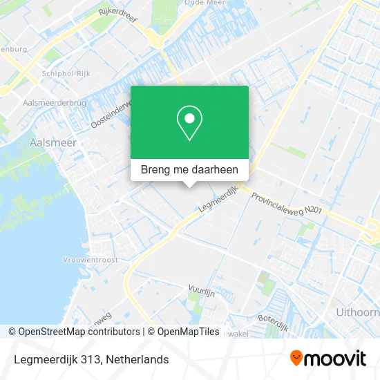 Legmeerdijk 313 kaart