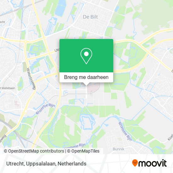 Utrecht, Uppsalalaan kaart