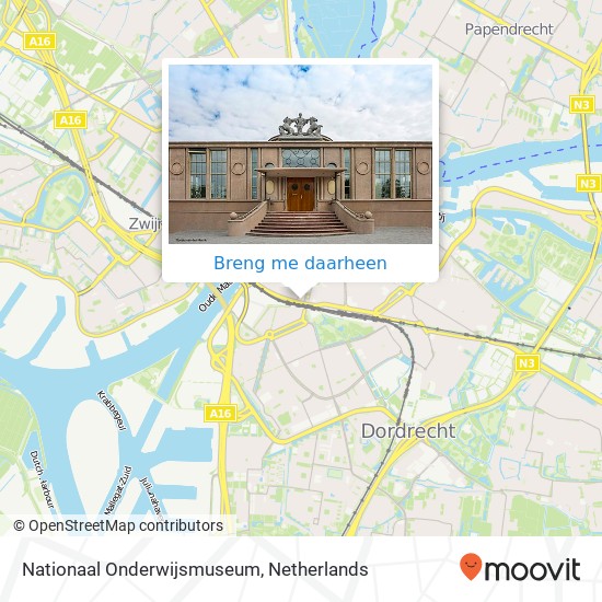 Nationaal Onderwijsmuseum kaart