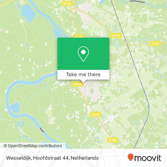 Wesseldijk, Hoofdstraat 44 kaart