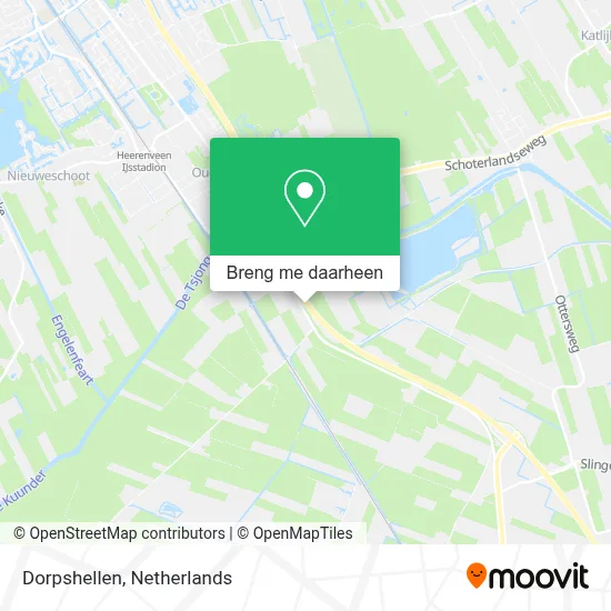 Dorpshellen kaart