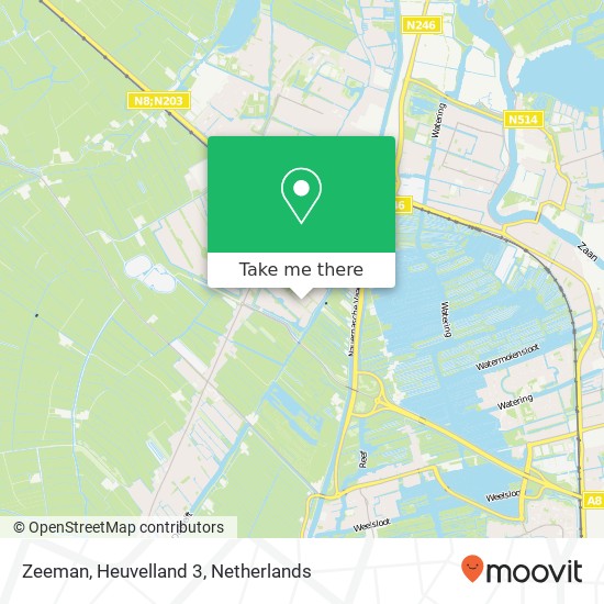 Zeeman, Heuvelland 3 kaart