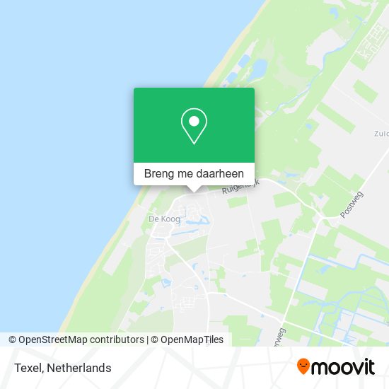 Texel kaart