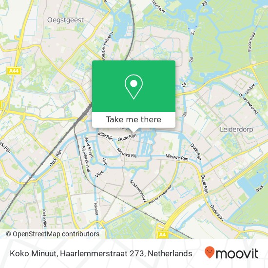 Koko Minuut, Haarlemmerstraat 273 kaart