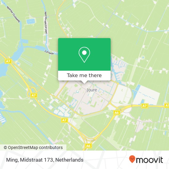 Ming, Midstraat 173 kaart