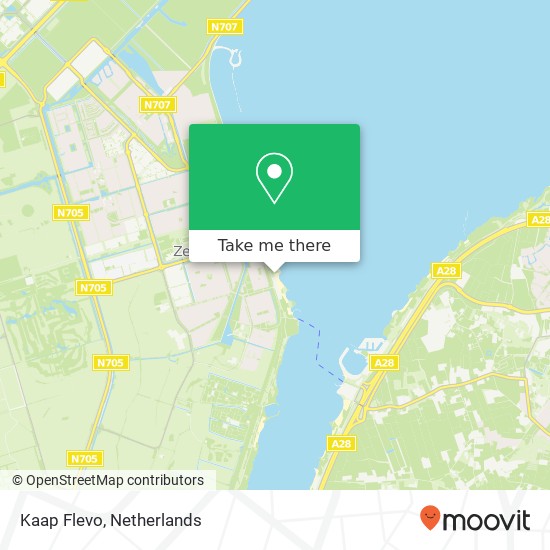 Kaap Flevo, Strandweg 165 kaart