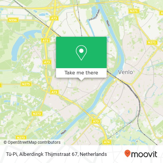 Tü-Pi, Alberdingk Thijmstraat 67 kaart