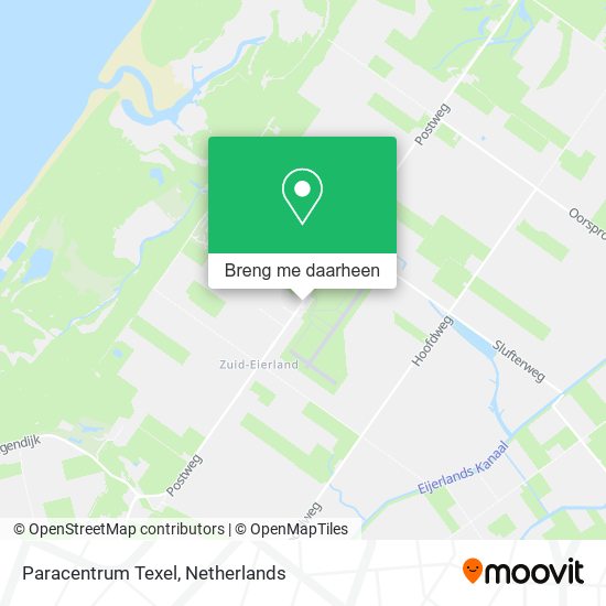 Paracentrum Texel kaart