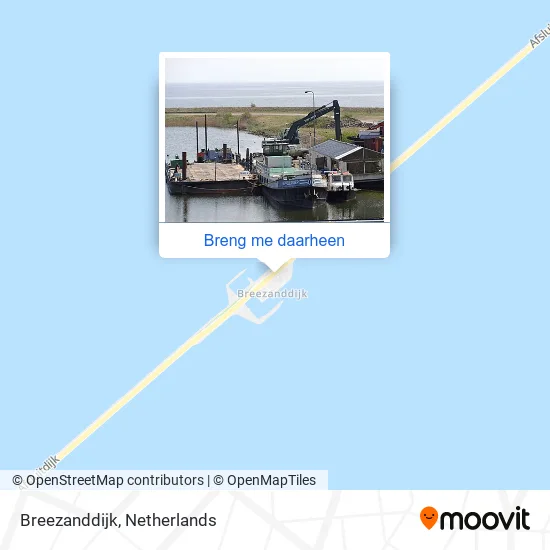 Breezanddijk kaart