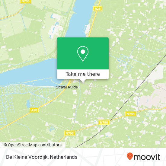 De Kleine Voordijk kaart