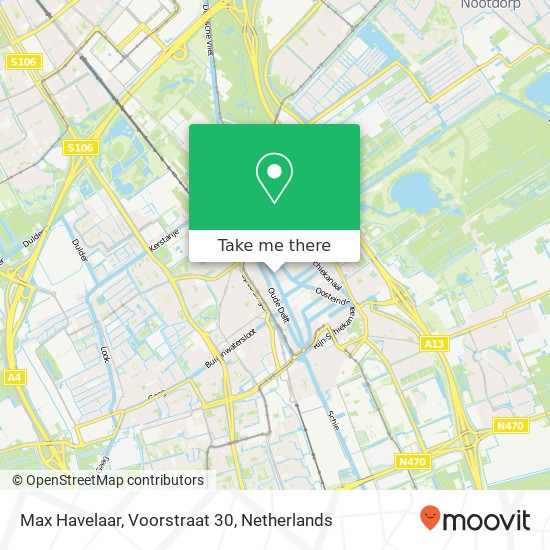 Max Havelaar, Voorstraat 30 kaart