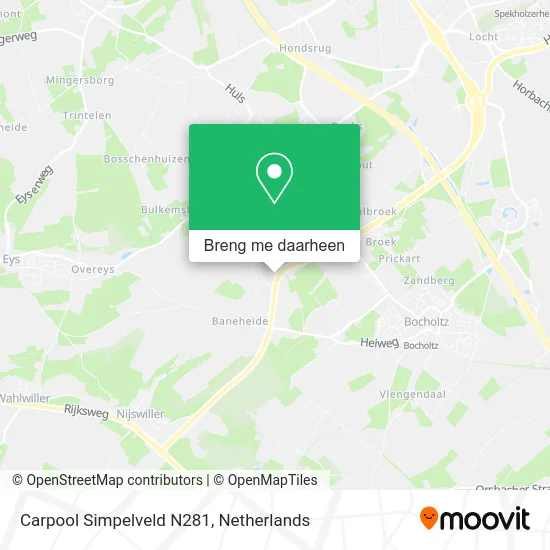 Carpool Simpelveld N281 kaart