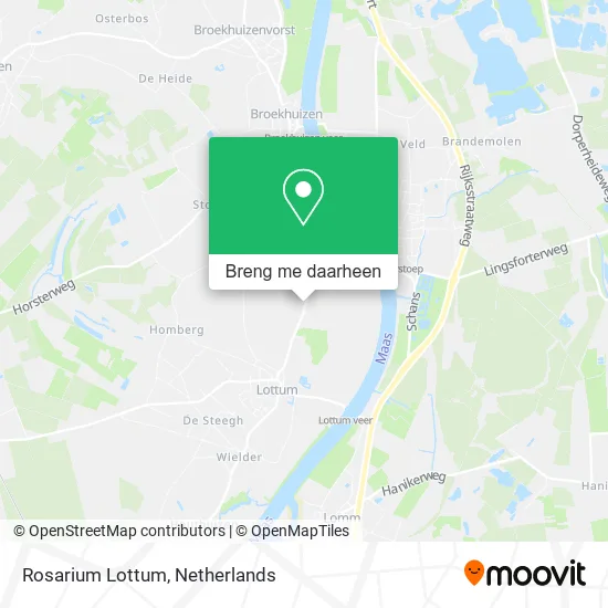 Rosarium Lottum kaart