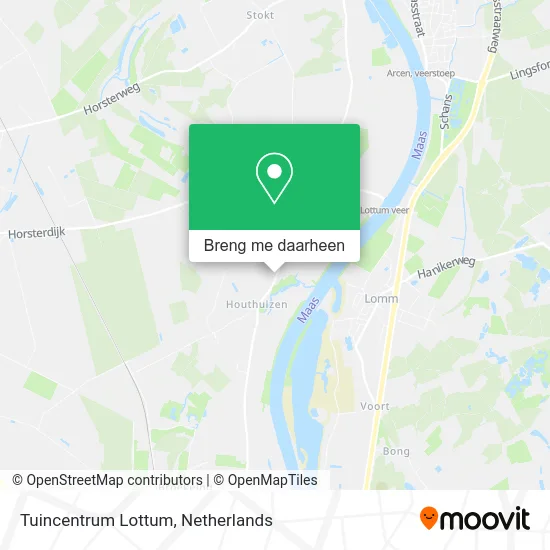 Tuincentrum Lottum kaart