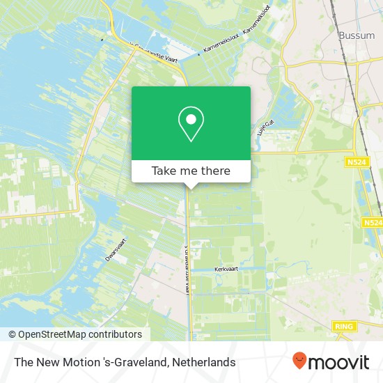 The New Motion 's-Graveland kaart
