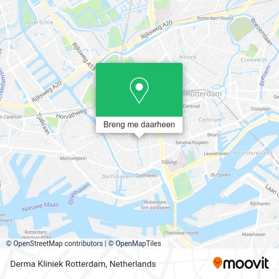 Derma Kliniek Rotterdam kaart