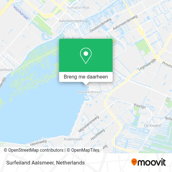 Surfeiland Aalsmeer kaart