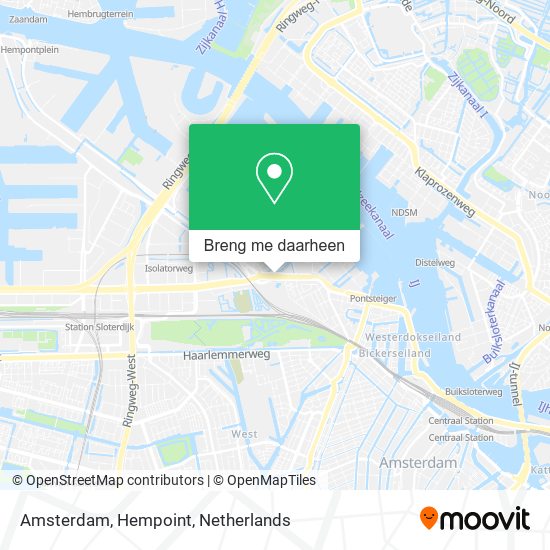 Amsterdam, Hempoint kaart