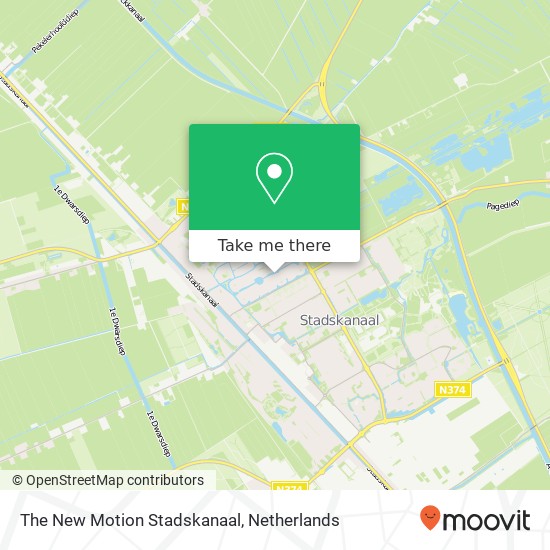 The New Motion Stadskanaal kaart