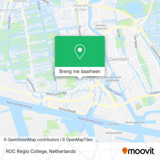 ROC Regio College kaart