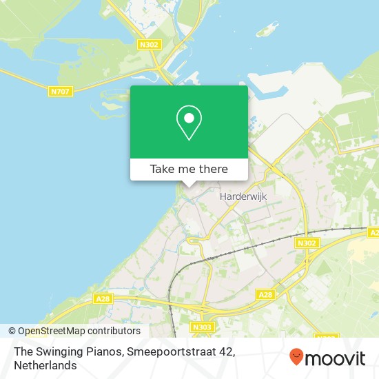 The Swinging Pianos, Smeepoortstraat 42 kaart