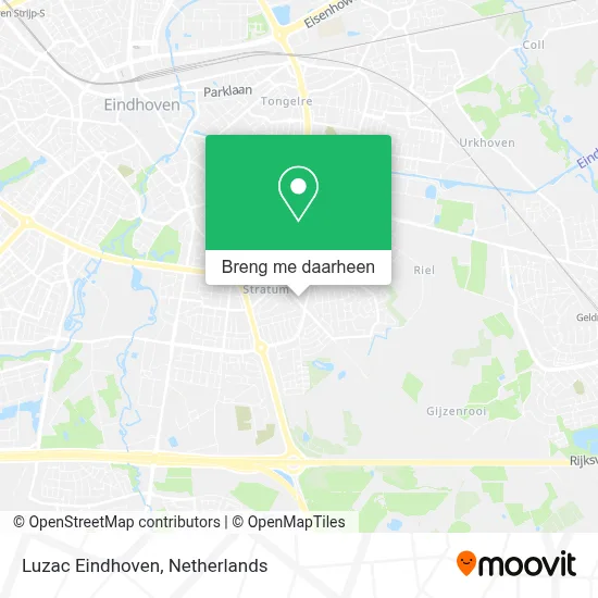 Luzac Eindhoven kaart