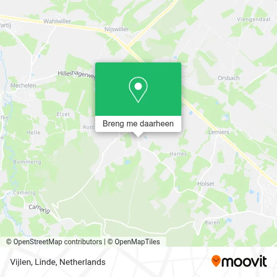 Vijlen, Linde kaart