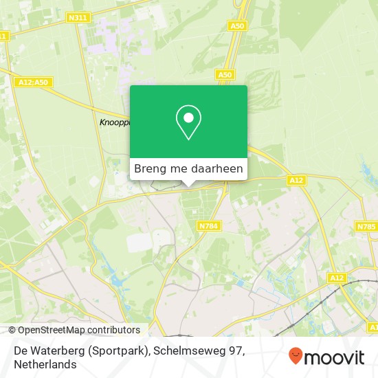 De Waterberg (Sportpark), Schelmseweg 97 kaart