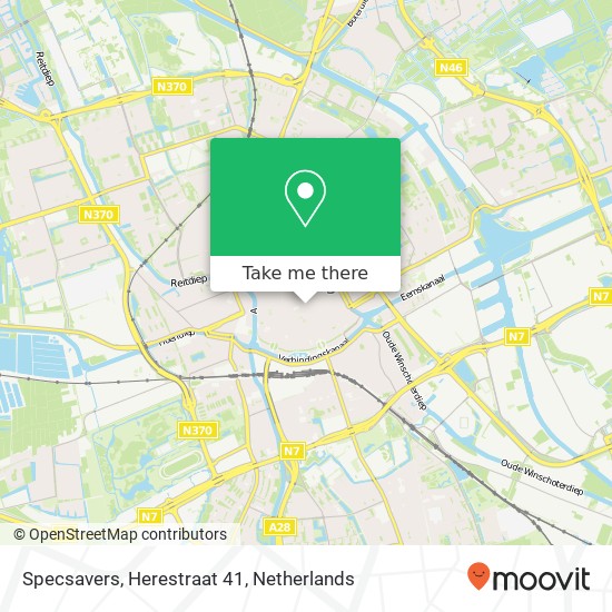 Specsavers, Herestraat 41 kaart