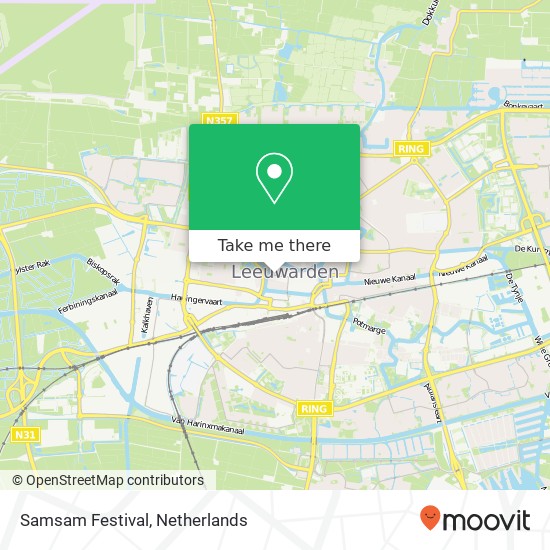 Samsam Festival kaart