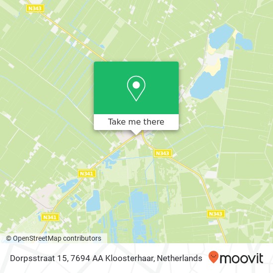 Dorpsstraat 15, 7694 AA Kloosterhaar kaart