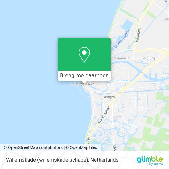 Willemskade (willemskade schape) kaart