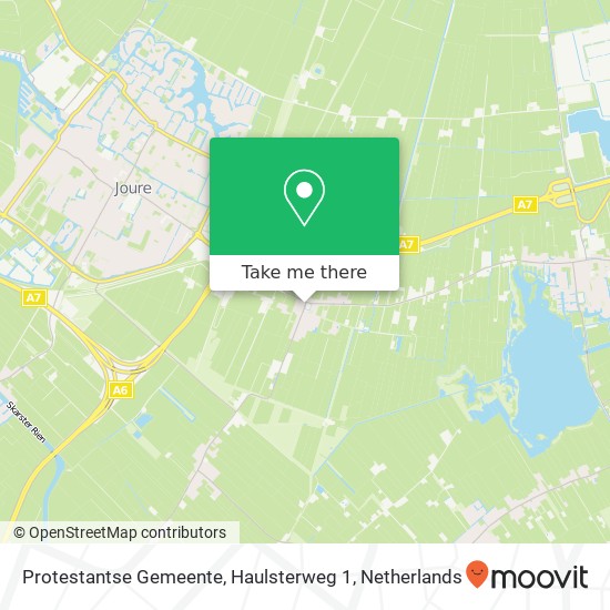 Protestantse Gemeente, Haulsterweg 1 kaart
