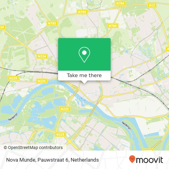 Nova Munde, Pauwstraat 6 kaart