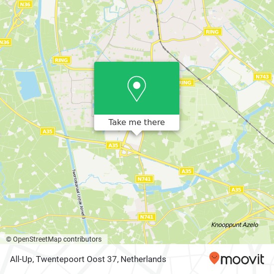 All-Up, Twentepoort Oost 37 kaart