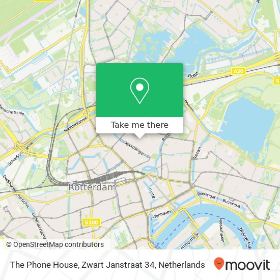 The Phone House, Zwart Janstraat 34 kaart