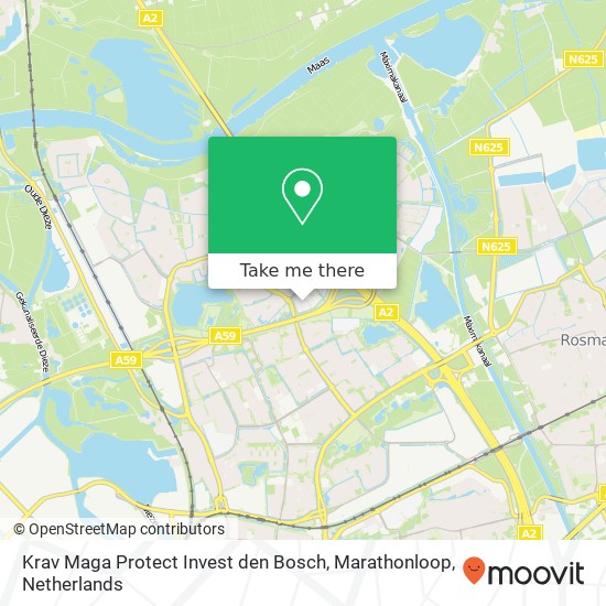 Krav Maga Protect Invest den Bosch, Marathonloop kaart