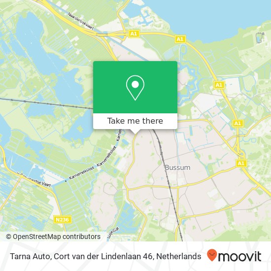 Tarna Auto, Cort van der Lindenlaan 46 kaart