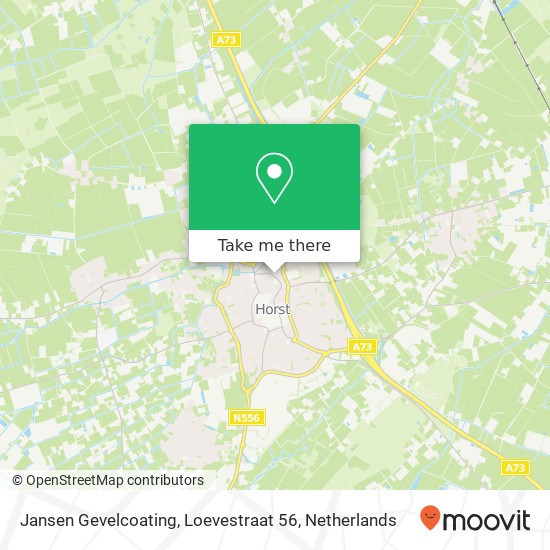 Jansen Gevelcoating, Loevestraat 56 kaart