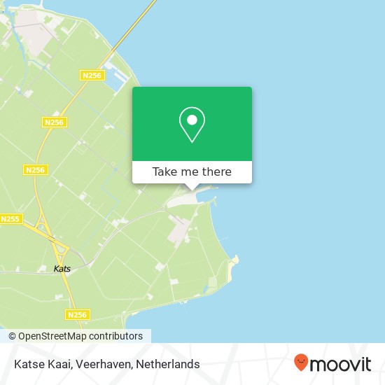 Katse Kaai, Veerhaven kaart