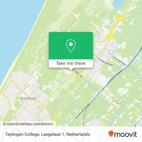Teylingen College, Langelaan 1 kaart