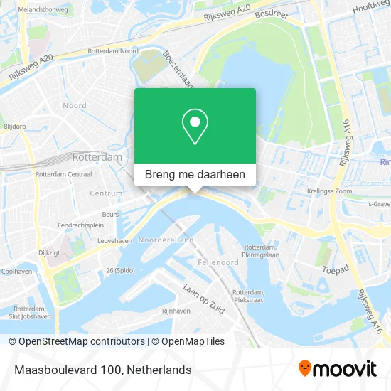 Maasboulevard 100 kaart